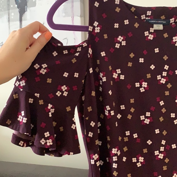 Tommy Hilfiger Cold Shoulder Dress Size 2 - Picture 2 of 3